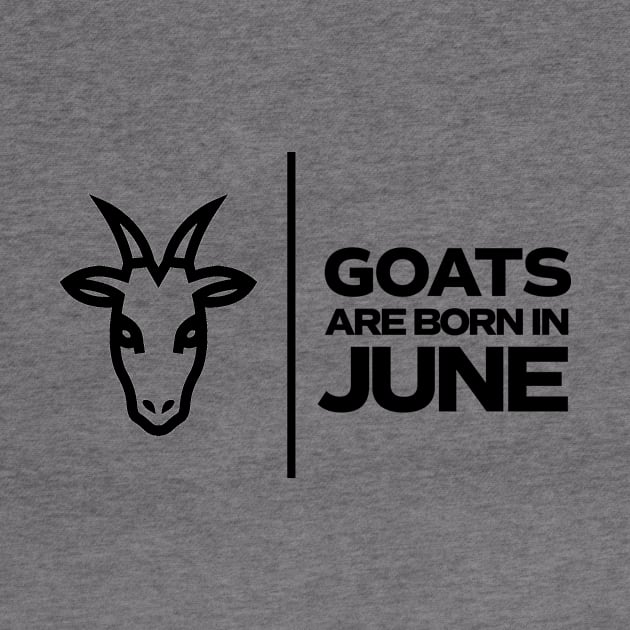 GOATs are born in June by InTrendSick